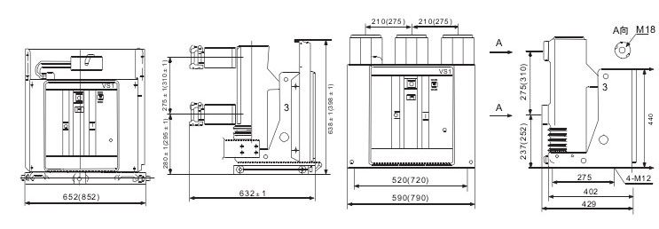 VS1-12M戶內(nèi)真空斷路器技術參數(shù)及規(guī)格含義